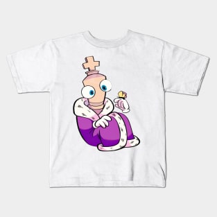 Kinger sitting the amazing digital circus character Kids T-Shirt